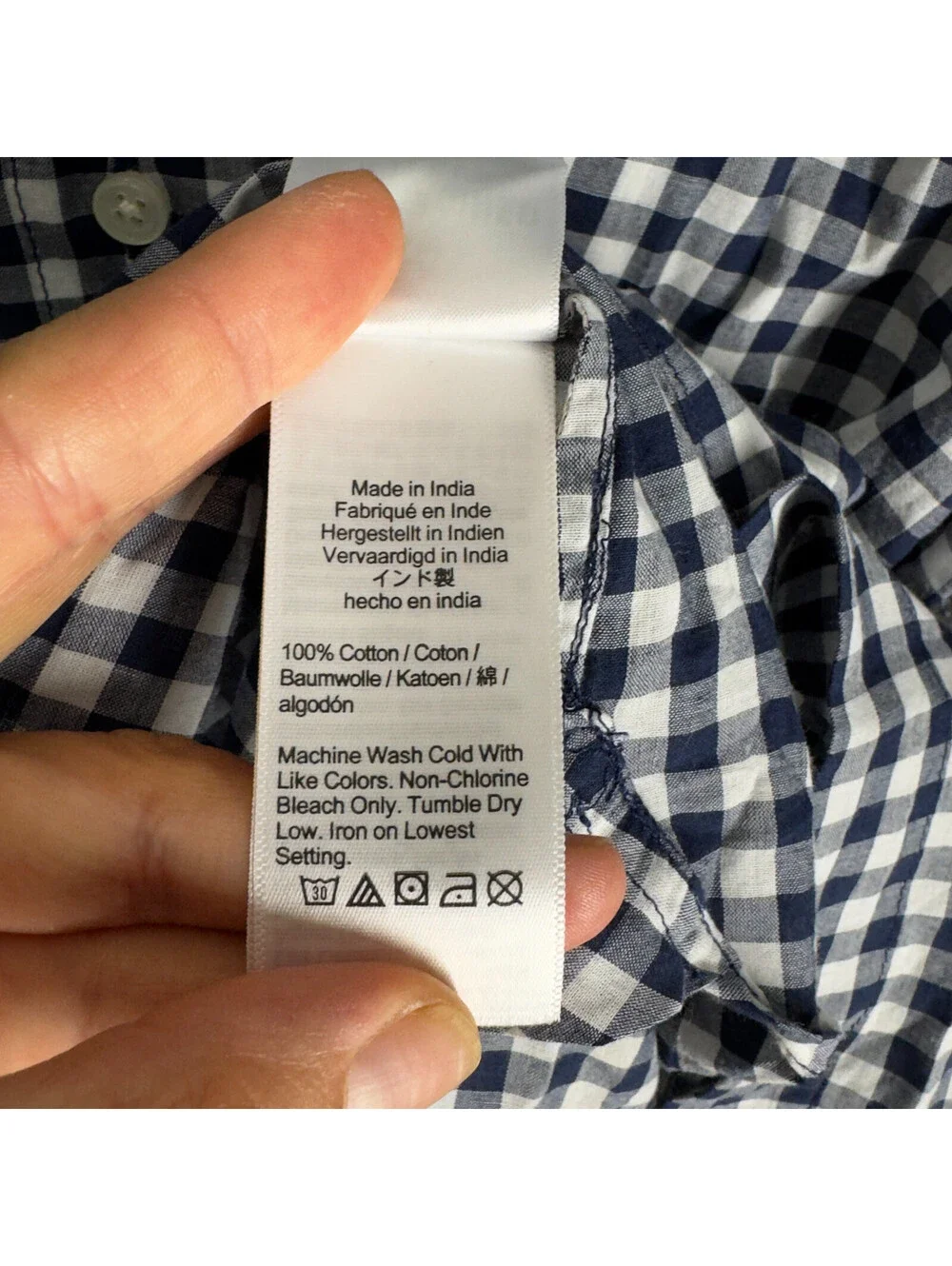 J. Crew Shirt Women S Small Blue Plaid Button Up Tunic Long Sleeve Collared